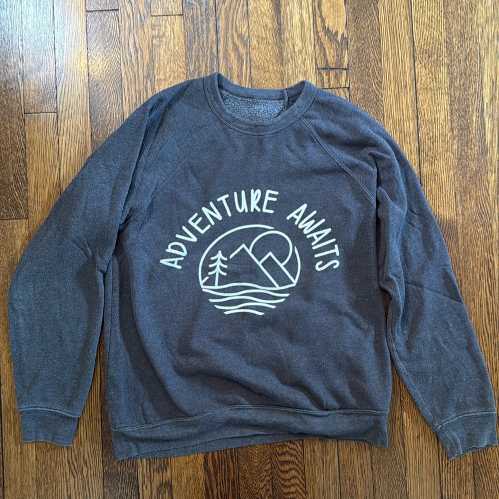 Mountain Moverz sweatshirt, GUC, Large, charcoal